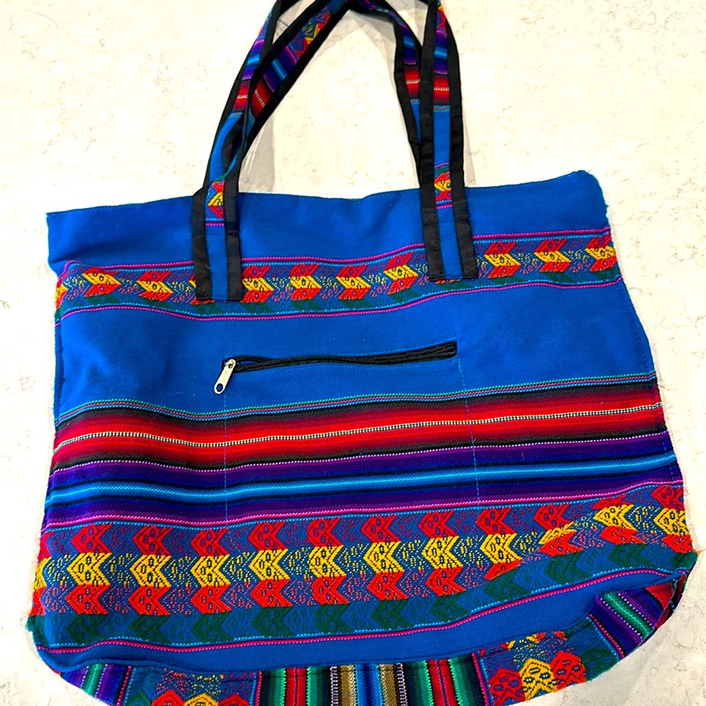 Boho Peruvian tote